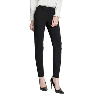 SATINATO Women's Casual Work Black Pants Skinny Comfort Mid Rise Size Regular 2